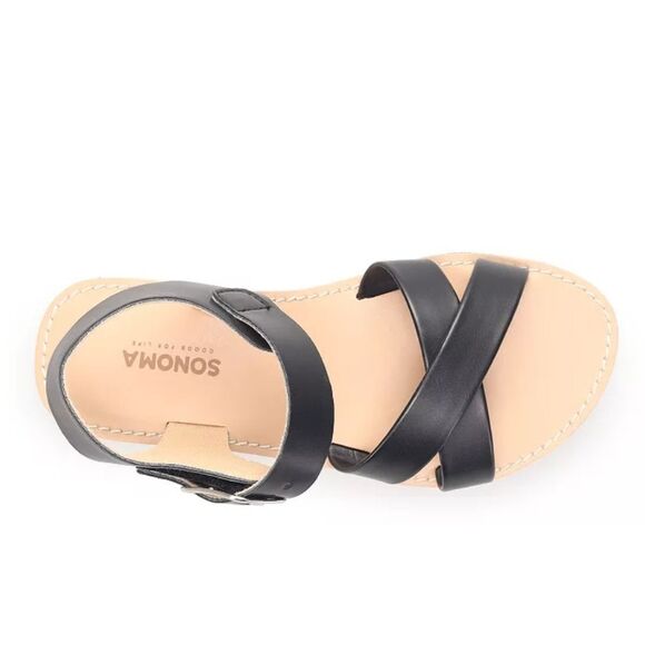 Kids Black Sandals - Picture 4 of 6